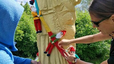 Tak się świętuje urodziny patronki osiedla w Lublinie.  Krasnoludki są na świecie