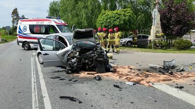 W szpitalu zmarła pasażerka. Zarzuty dla sprawcy wypadku