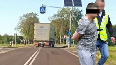 Sąd aresztował nieodpowiedzialnego kierowcę ciężarówki