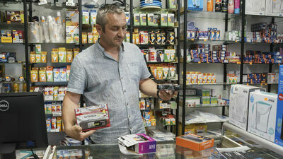 Sklep Mserwis - codziennie ktoś przychodzi i chce kupić dekoder