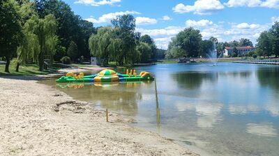 Pierwszy tor przeszkód na miejskim kąpielisku