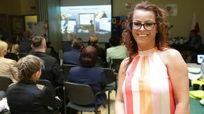 Agnieszka Szczebiot przygotowała wczorajszy występ uczniów ze Szpitala Neuropsychiatrycznego