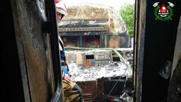 Pożar pociągu do Lublina. Zapaliła się lokomotywa [zdjęcia]