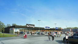 Tak ma wyglądać nowy park handlowy na ul. Przemysłowej w Zamościu