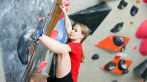 Wspinali się nawet ci najmłodsi. Mistrzostwa Woj. Lubelskiego we wspinaczce sportowej juniorów w Lublinie [zdjęcia]