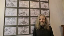 Wernisaż wystawy rysunku lubelskiego artysty Piotra Łucjana