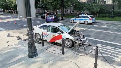 Zderzenie samochodów w centrum Lublina. Potężne korki