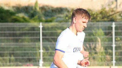 Mateusz Łakomy zdobył w sobotnim meczu jedną z bramek dla KS Cisowianka Drzewce

