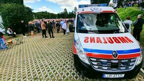 OSP Wojciechów swoją karetkę wykorzystuje do interwencji przy wypadkach drogowych, ale i do zabezpieczania imprez masowych