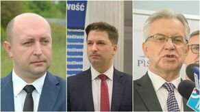 Od lewej: Piotr Breś, Sylwester Tułajew, Krzysztof Michałkiewicz