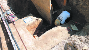 Prace archeologiczne były prowadzone przez około dwa tygodnie