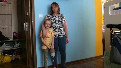 Pani Małgorzata Bławat z córką, Natalią. Dziewczynka w tym roku skończyła 7 lat. We wrześniu pójdzie do pierwszej kasy szkoły podstawowej