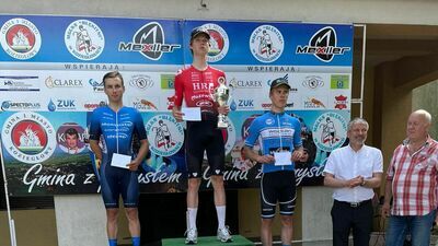 Michał Zarębski (z lewej) zajął drugie miejsce w Pucharze Polski w Koziegłowach

