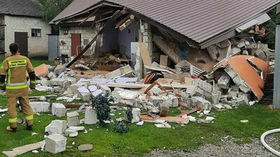 Do wybuchu butli z gazem doszło przed godziną 8. 