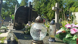 Grób Andrzeja Izdebskiego na cmentarzu w Lublinie