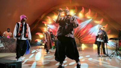 Koncert Kalush Orchestra w Lublinie. Wybrzmiał nieformalny hymn walczącej Ukrainy [zdjęcia]