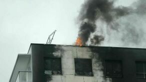 Pożar wieżowca w Lublinie. Prokuratura weszła na plac budowy, jest śledztwo