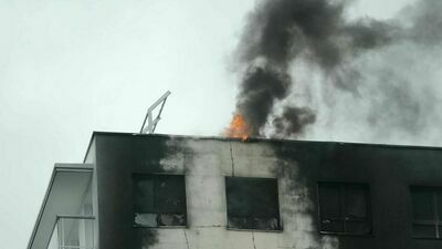 Pożar wieżowca w Lublinie. Prokuratura weszła na plac budowy, jest śledztwo