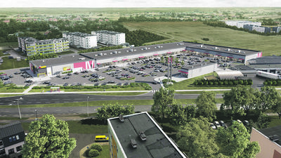 Wizualizacja świdnickiego M Parku