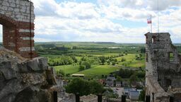 Widok z zamku w Janowcu