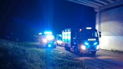 Mężczyzna potrącony przez pociąg. Zginął na miejscu