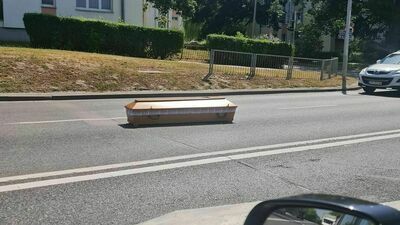 Trumna znajdowała się na ulicy Piaskowej w Puławach