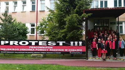 Pracownicy Miejskiego Ośrodka Pomocy Rodzinie od lutego prowadzą spór zbiorowy