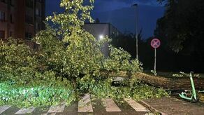 Zniszczenia w Krakowie