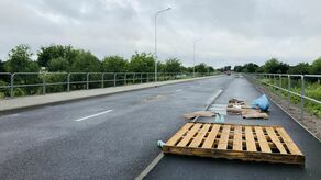 Jeszcze w środę przy nowym łączniku trwały ostatnie prace.