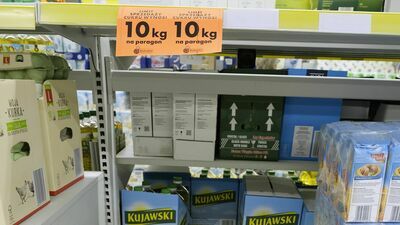 W sklepach niektórych sieci można kupić jedynie 10 kilogramów na jeden paragon. 