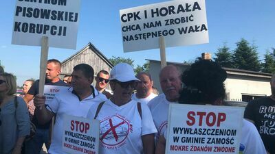 Mieszkańcy gminy Zamość byli obecni również na proteście w powiecie krasnostawskim, gdy 1 lipca w Wólce Orłowskiej blokowano przejazd krajową siedemnastką