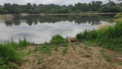 Mężczyzna przyjechał tu wędkować