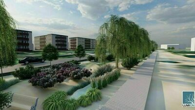 Tak, według wizualizacji, miałby docelowo wyglądać park na Felinie