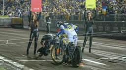 Mikkel Michelsen podczas meczu z Moje Bermudy Stalą Gorzów