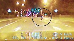 Szalona ucieczka motocyklisty ulicami Lublina zakończona upadkiem [wideo]