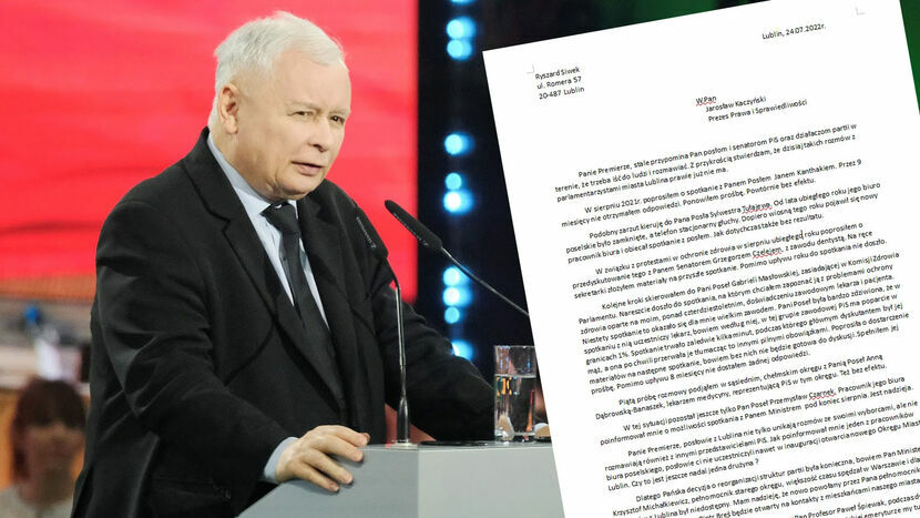 List skierowany do prezesa PiS lubelski lekarz przysłał również do redakcji Dziennika Wschodniego