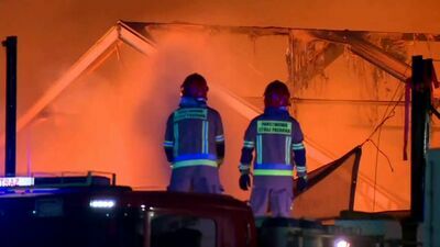 Miejsce pożaru w Ośle