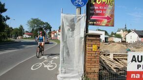 Biała Podlaska. Przedsiębiorca buduje lokal. "Moi klienci będą zderzać się z rowerzystami"