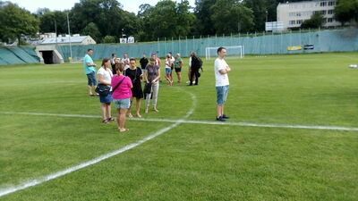 Protest rodziców przed meczem Lublinianki z Wisłą Sandomierz