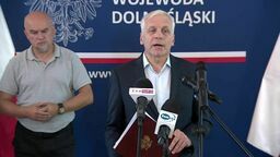 Wojewoda dolnośląski o sytuacji w Odrze: Nie ma zagrożenia dla życia i zdrowia