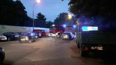 Ulica Niepodległości na kilka godzin została zablokowana.