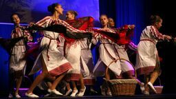 Bojarka dla Puław. Artyści z Ukrainy wystąpili w Domu Chemika [zdjęcia]