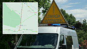 Korek na DK 19 sięgał aż do miejscowości Trzciniec