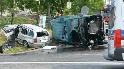Lubelskie. 11 osób w szpitalu po wypadku na drodze