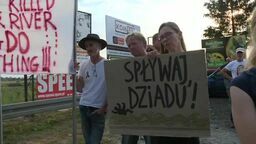 "Chcemy prawdy!" Protest mieszkańców i przedsiębiorców znad Odry