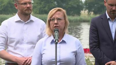 Minister klimatu: Naszym celem jest sprawdzenie, co doprowadziło do pojawienia się w Odrze gatunku "złotej algi"