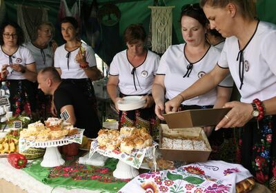 W podziękowaniu za plony. Powiatowe dożynki w Miączynie