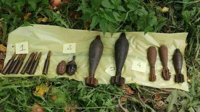 Granaty, miny i pociski artyleryjskie. 54-latek zatrzymany