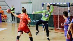 Bramkarz Wojciech Borucki miał duży wkład w zwycięstwo Azotów w Kwidzynie

