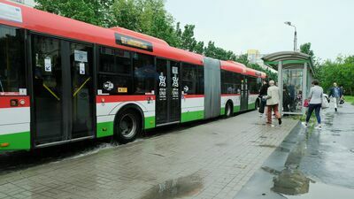 Przybywa pasażerów, zarówno w autobusach jak i trolejbusach